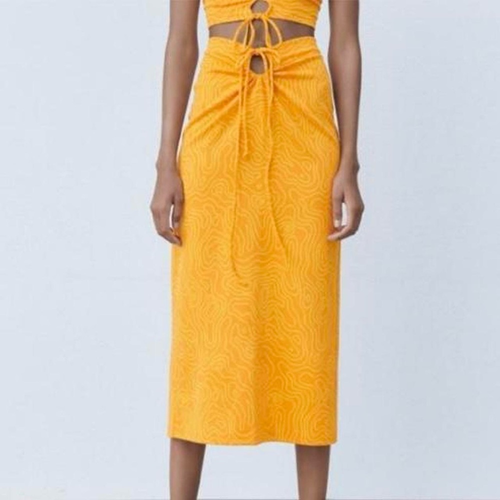 ZARA midi skirt